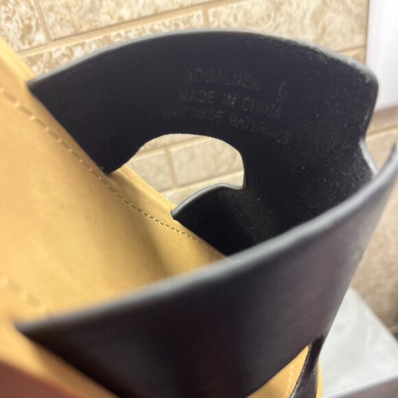 Corkys "Bogalusa" Slip on Sandal Black Smooth Sz 6 - Picture 7 of 8